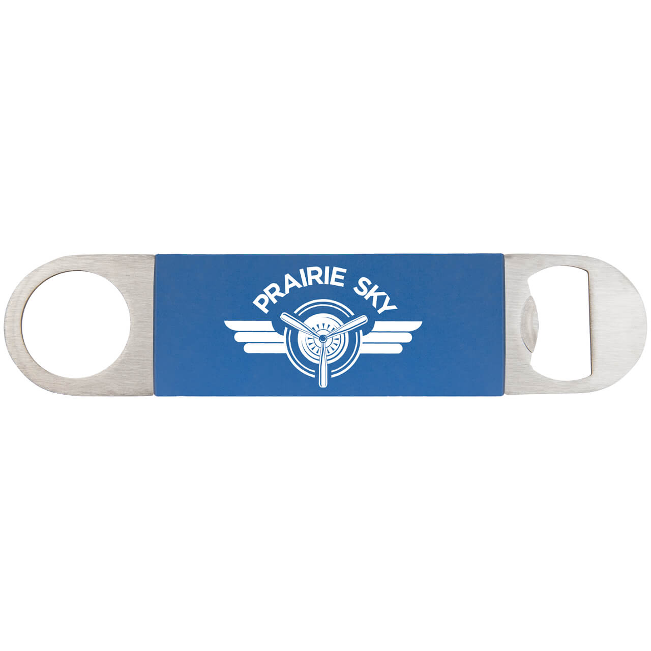 Stainless Steel Laserable Silicone Bottle Opener