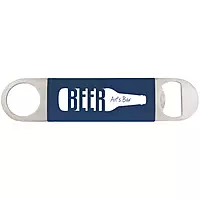 Stainless Steel Laserable Silicone Bottle Opener