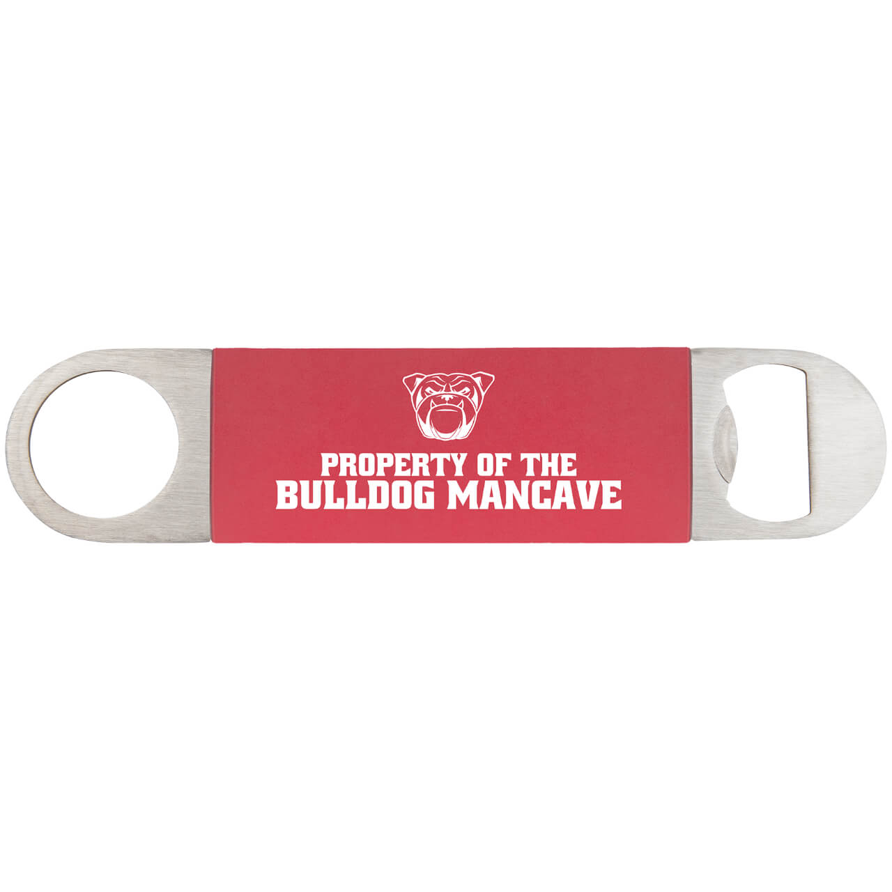 Stainless Steel Laserable Silicone Bottle Opener