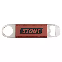 Stainless Steel Leatherette Bottle Openers