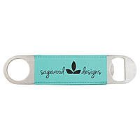 Stainless Steel Leatherette Bottle Openers