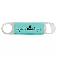 Stainless Steel Leatherette Bottle Openers