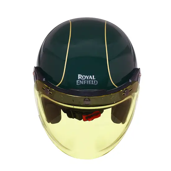 ROYAL ENFIELD BOBBER CELL OPEN FACE HELMET OLIVE L ROYAL ENFIELD BOBBER CELL OPEN FACE HELMET OLIVE L