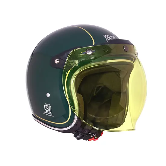 ROYAL ENFIELD BOBBER CELL OPEN FACE HELMET OLIVE L ROYAL ENFIELD BOBBER CELL OPEN FACE HELMET OLIVE L