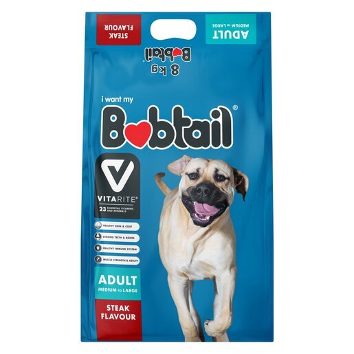 BOBTAIL M/L ADULT STEAK 1X8KG