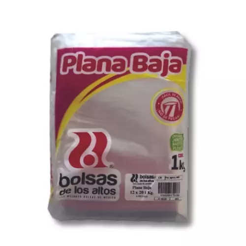 BOLSA DE PLASTICO PEQUEÑA 12X20 1 KG