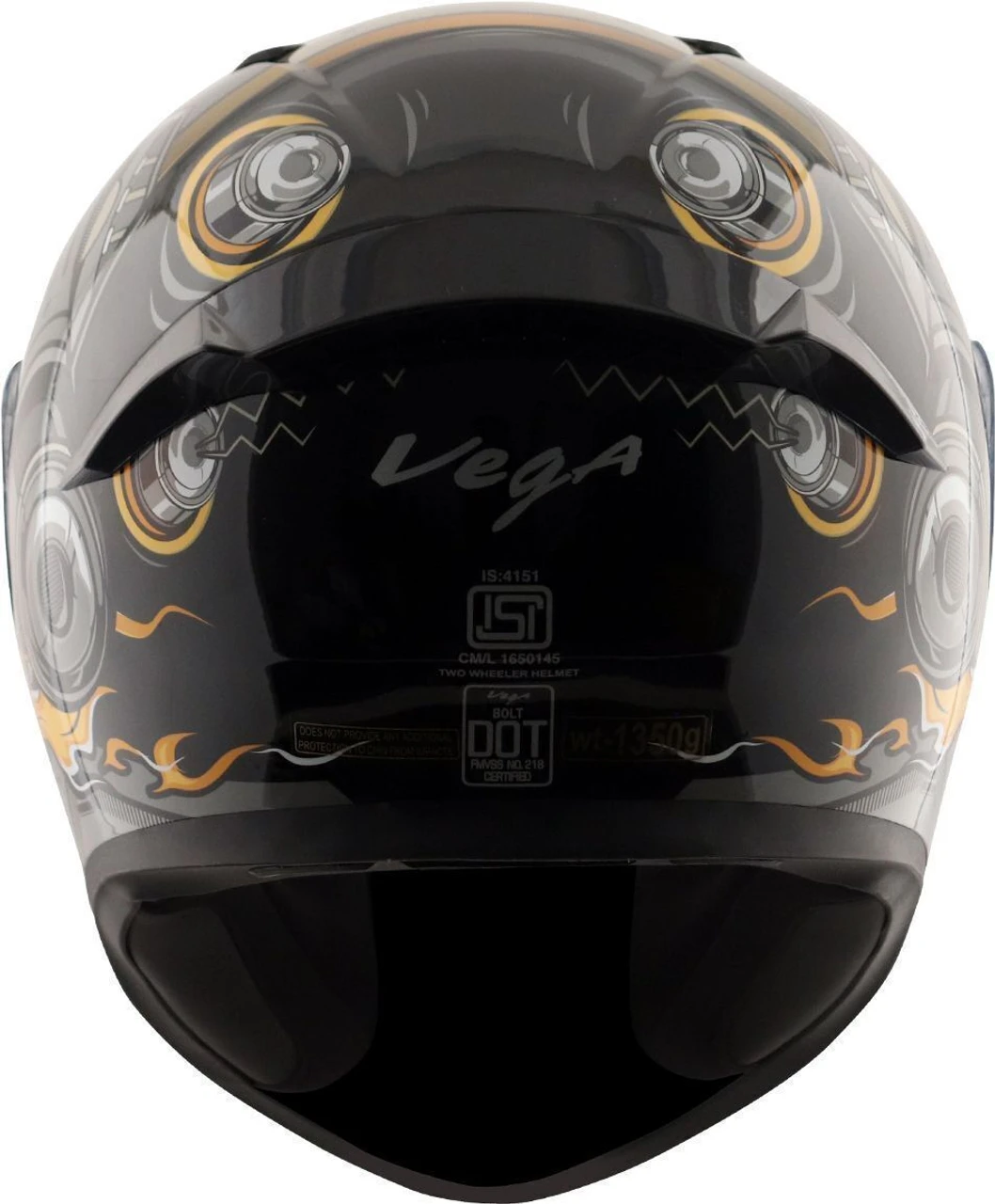 VEGA BOLT SUPERHERO BLACK GREY M/V (L) VEGA BOLT SUPERHERO BLACK GREY M/V (L)