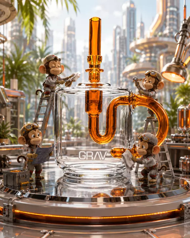 GRAV COFFE MUG GRAN CLEAR AMBER