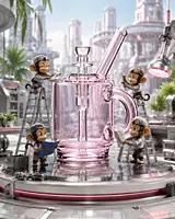 GRAV COFFE MUG GRAN CLEAR PINK
