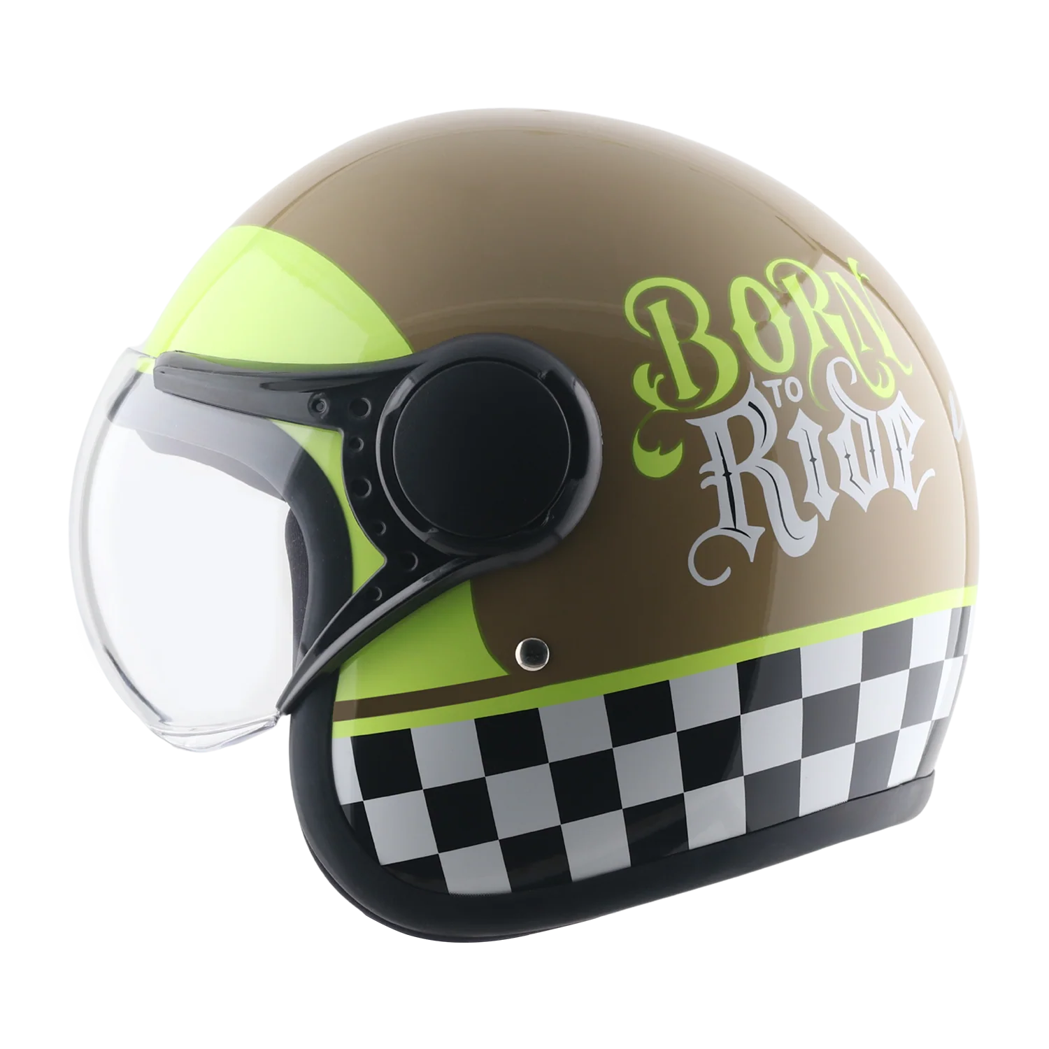 VEGA JET W/VISOR BORN TO RIDE DESERT STORM NEON YELLOW C/V (L) VEGA JET W/VISOR BORN TO RIDE DESERT STORM NEON YELLOW C/V (L)