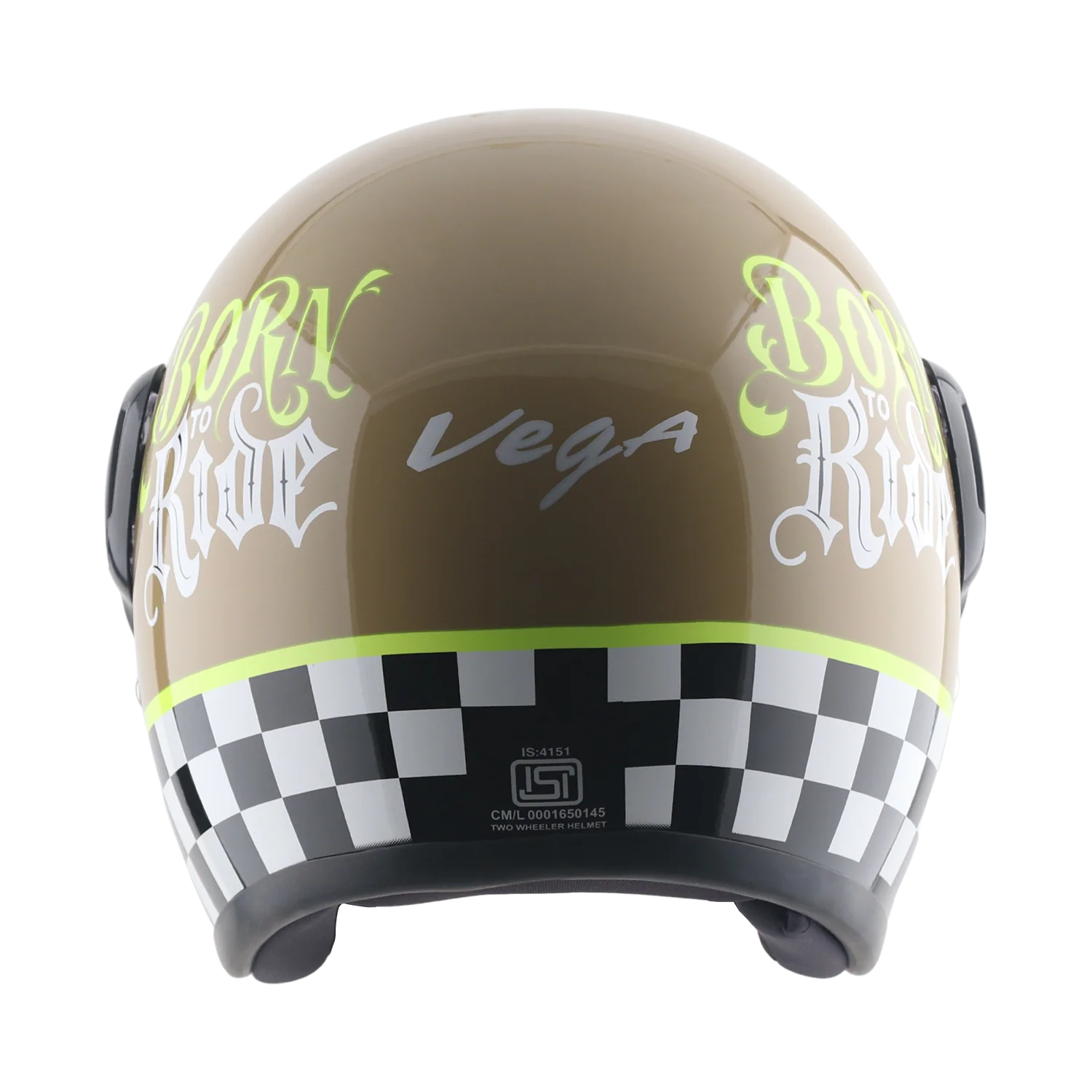 VEGA JET W/VISOR BORN TO RIDE DESERT STORM NEON YELLOW C/V (L) VEGA JET W/VISOR BORN TO RIDE DESERT STORM NEON YELLOW C/V (L)