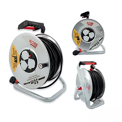 بكرة كيبل 50 متر بوس _ CABLE REEL 50 M BOSS