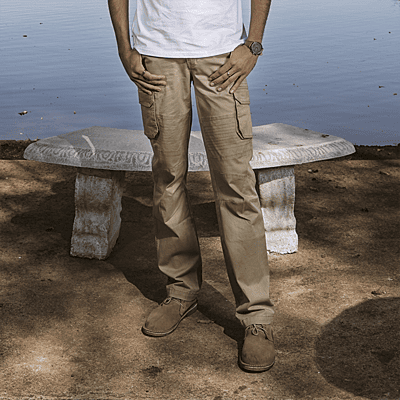 Heritage Cargo Trousers Mens