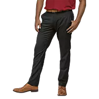 Slim Fit Flat Front Pants Mens