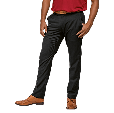 Slim Fit Flat Front Pants Mens