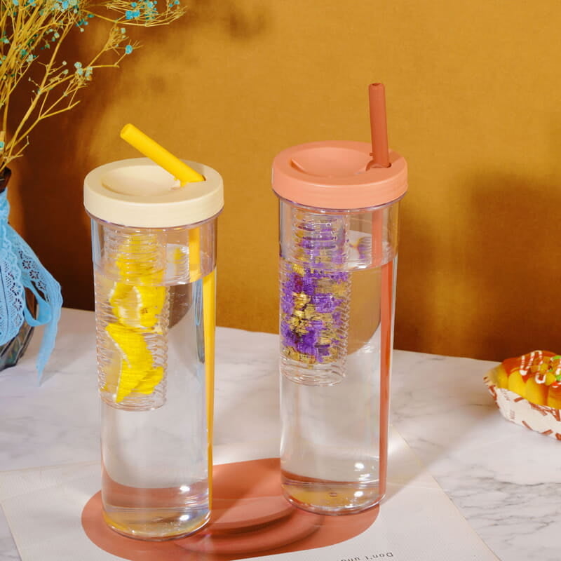 LARGE CAPACITY PLASTIC STRAW CUP  SPORT STRAW CUP