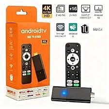 BOX TV Android TV Stick S02 Ultra HD Dual Wifi Amlogic 2GB 16GB