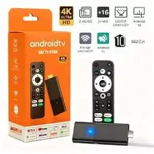 BOX TV Android TV Stick S02 Ultra HD Dual Wifi Amlogic 2GB 16GB