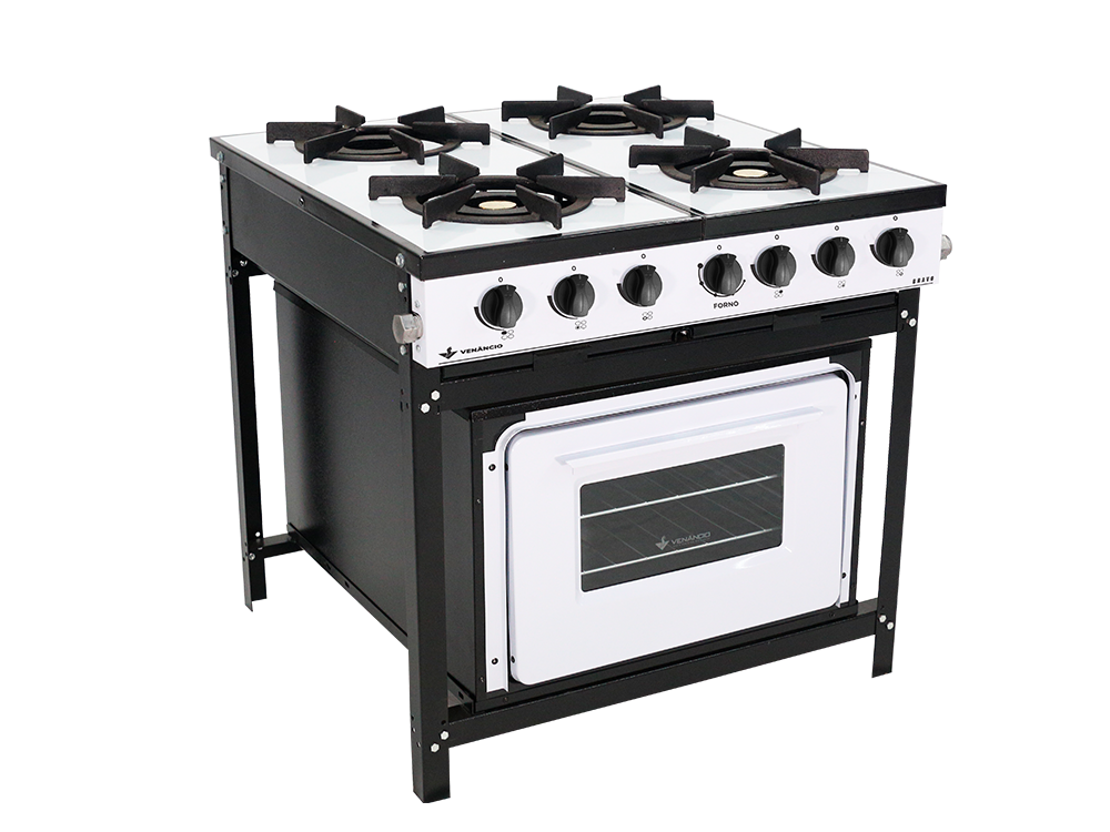 BR4BFH Cocina Bravo 4 quemadores y horno