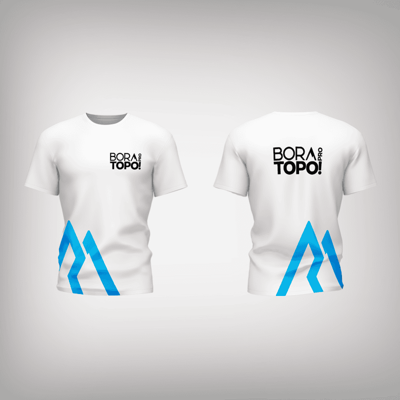 CAMISETA TACTEL - BORA PRO TOPOO - PRETO