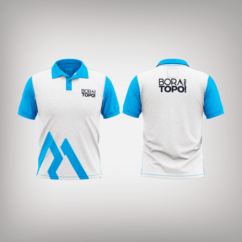 CAMISA POLO - BORA PRO TOPO - AZUL