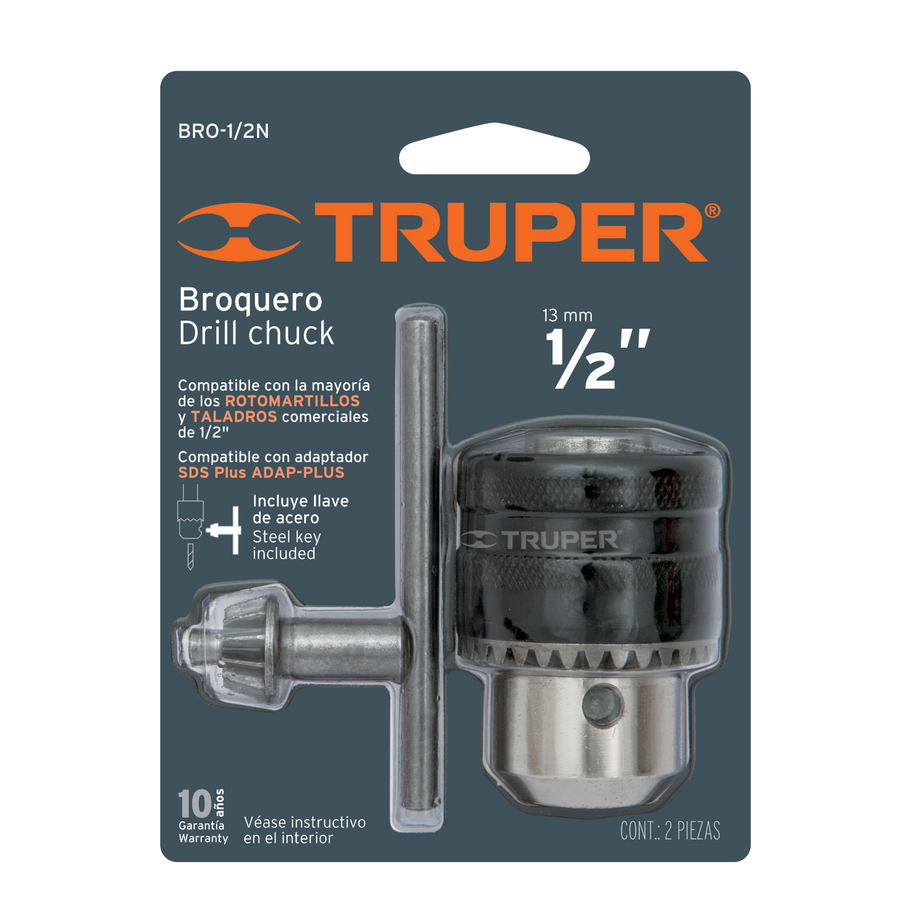 Broquero con llave, 1/2' - BRO-1/2N / 16478