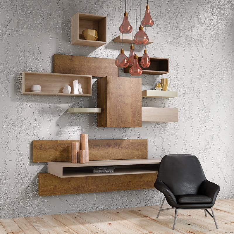 KRONODESIGN STANDARD-BRONZE EXPRESSIVE OAK/3/4"/5x8FT