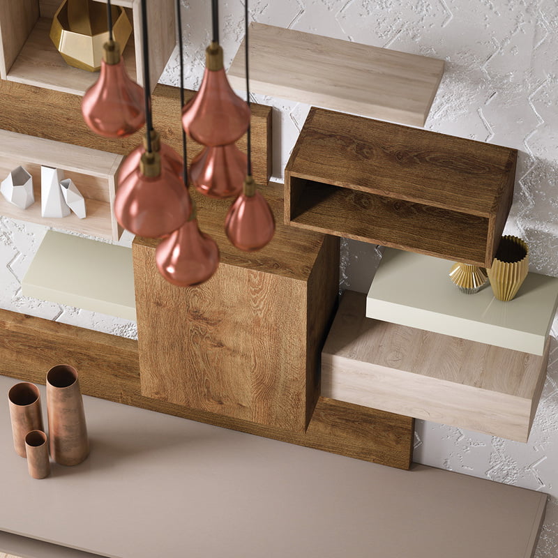 KRONODESIGN STANDARD-BRONZE EXPRESSIVE OAK/3/4"/5x8FT