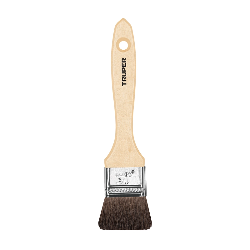 Brocha pelo de camello, mango de madera, 1-1/2' - BRT-1-1/2C / 12467