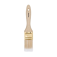 Brocha cerdas sintéticas,mango de madera, corte recto, 1-1/2 - BRT-1-1/2S / 13343