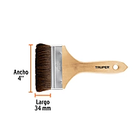 Brocha pelo de camello, mango de madera, 4' - BRT-4C / 12470