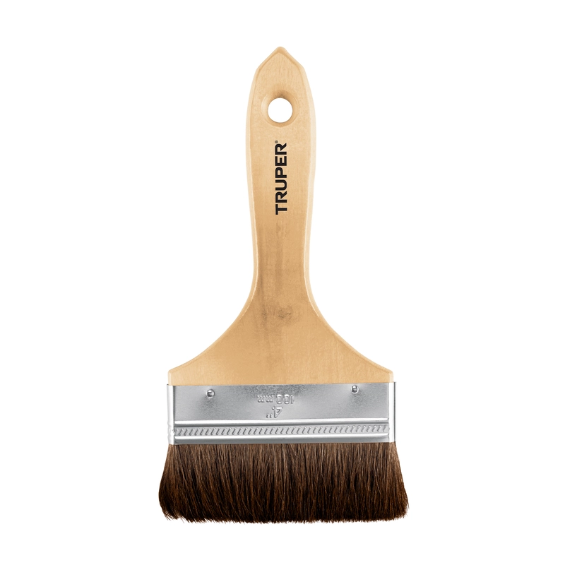 Brocha pelo de camello, mango de madera, 4' - BRT-4C / 12470