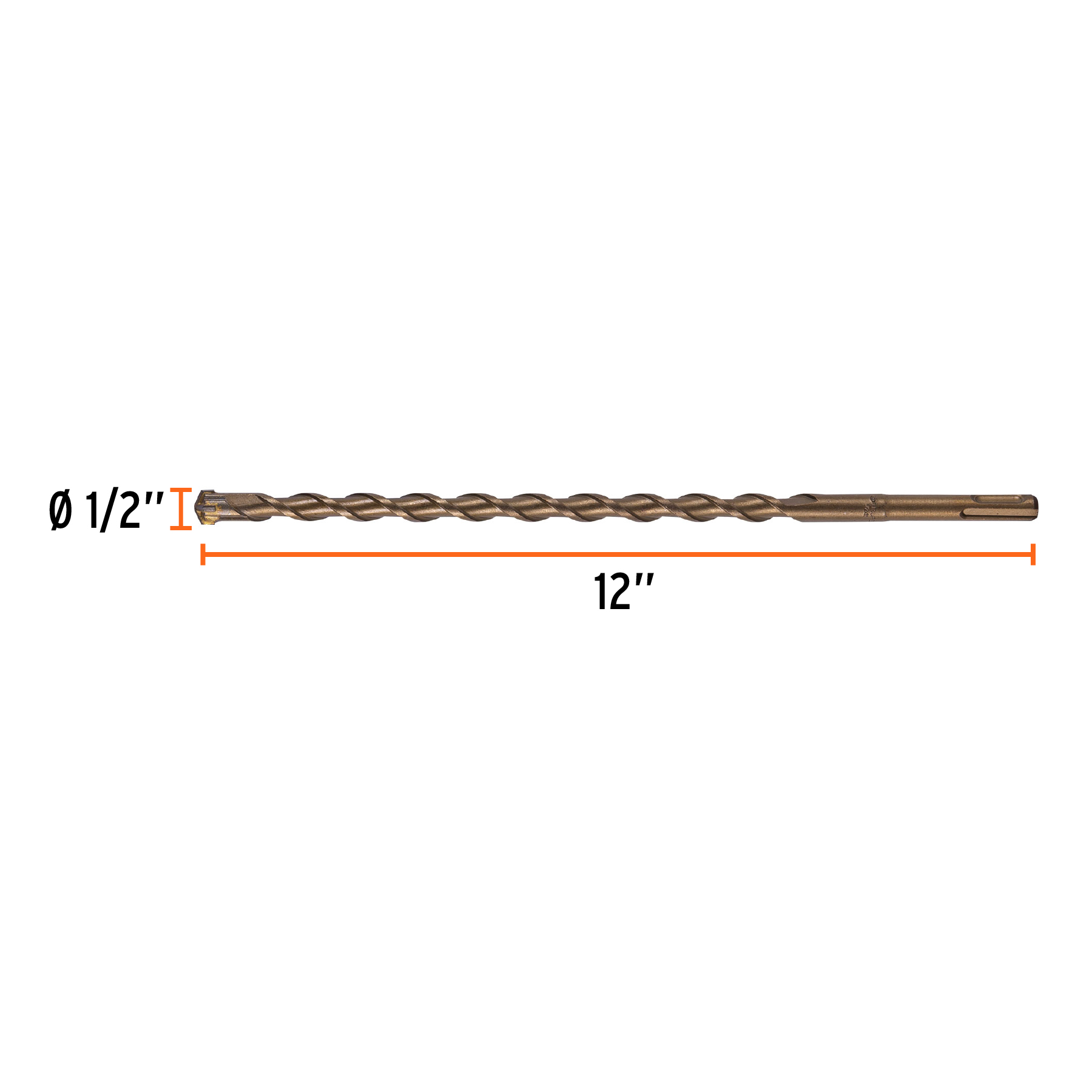 Broca SDS Plus 1/2 x 12' - BS-1/2X12 / 11281