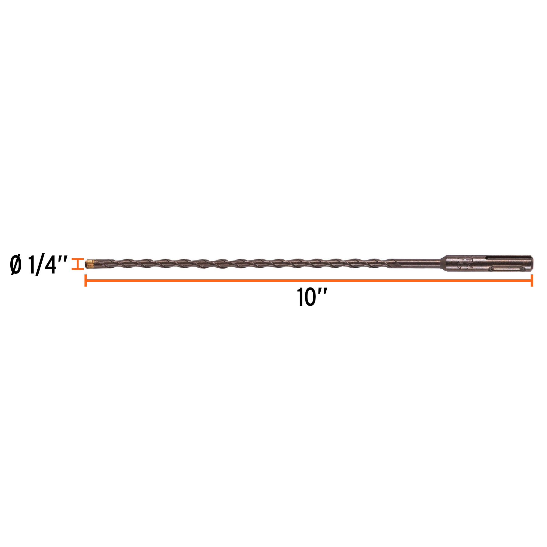 Broca SDS Plus 1/4 x 10' - BS-1/4X10 / 11266