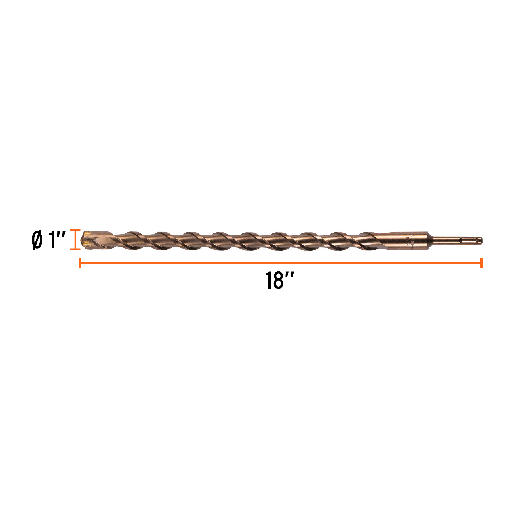 Broca SDS Plus 1 x 18' - BS-1X18 / 11290