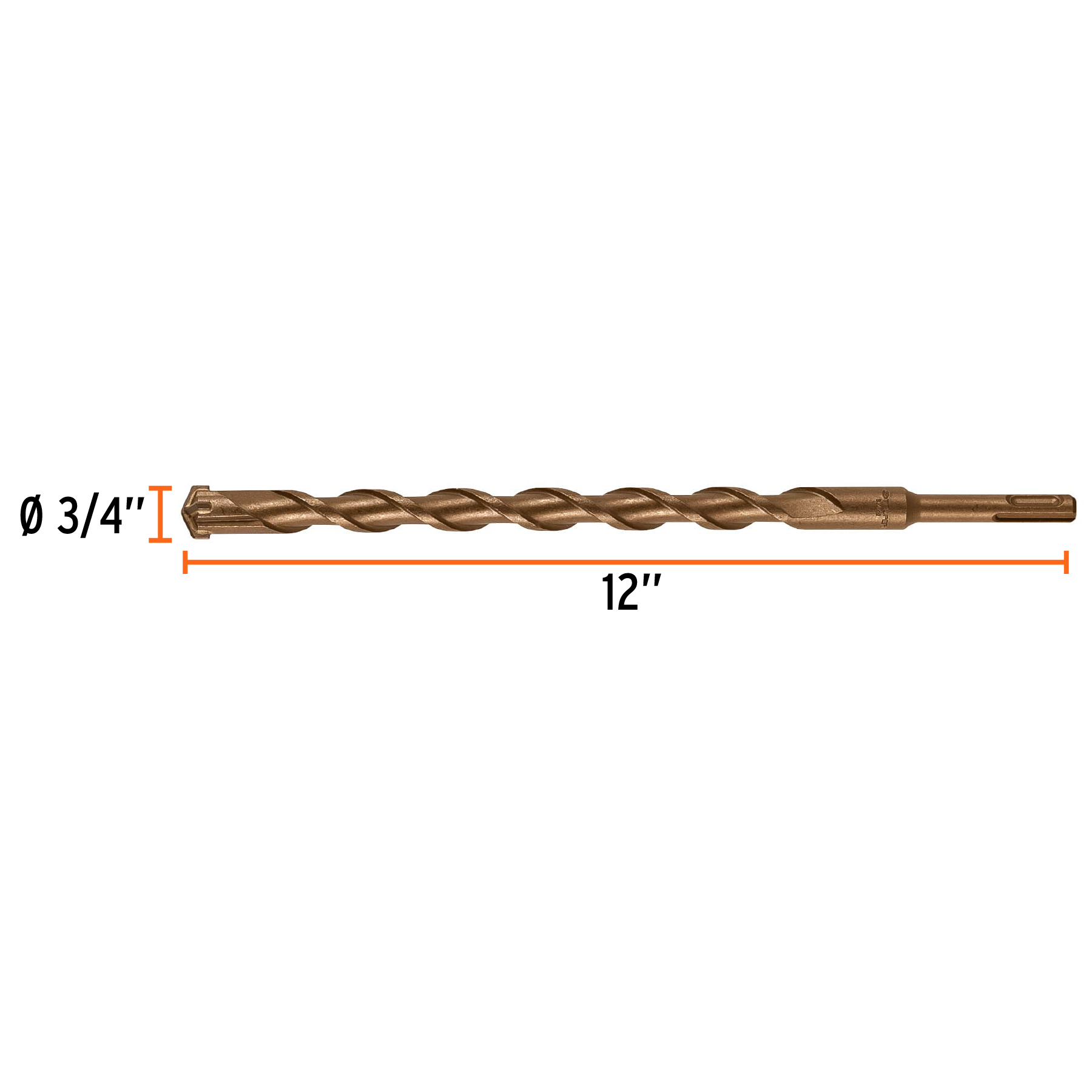 Broca SDS Plus 3/4 x 12' - BS-3/4X12 / 11287