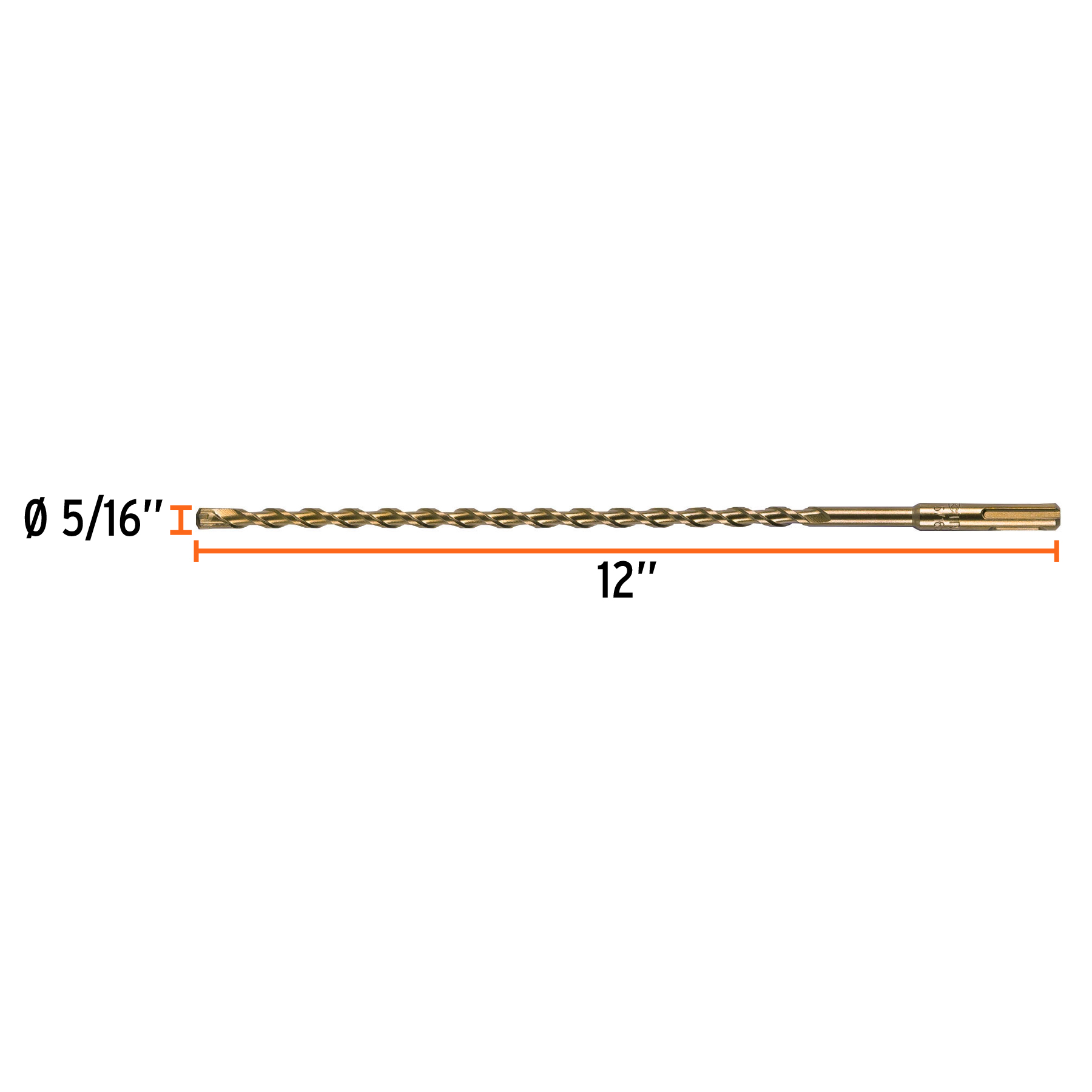 Broca SDS Plus 5/16 x 12' - BS-5/16X12 / 11270
