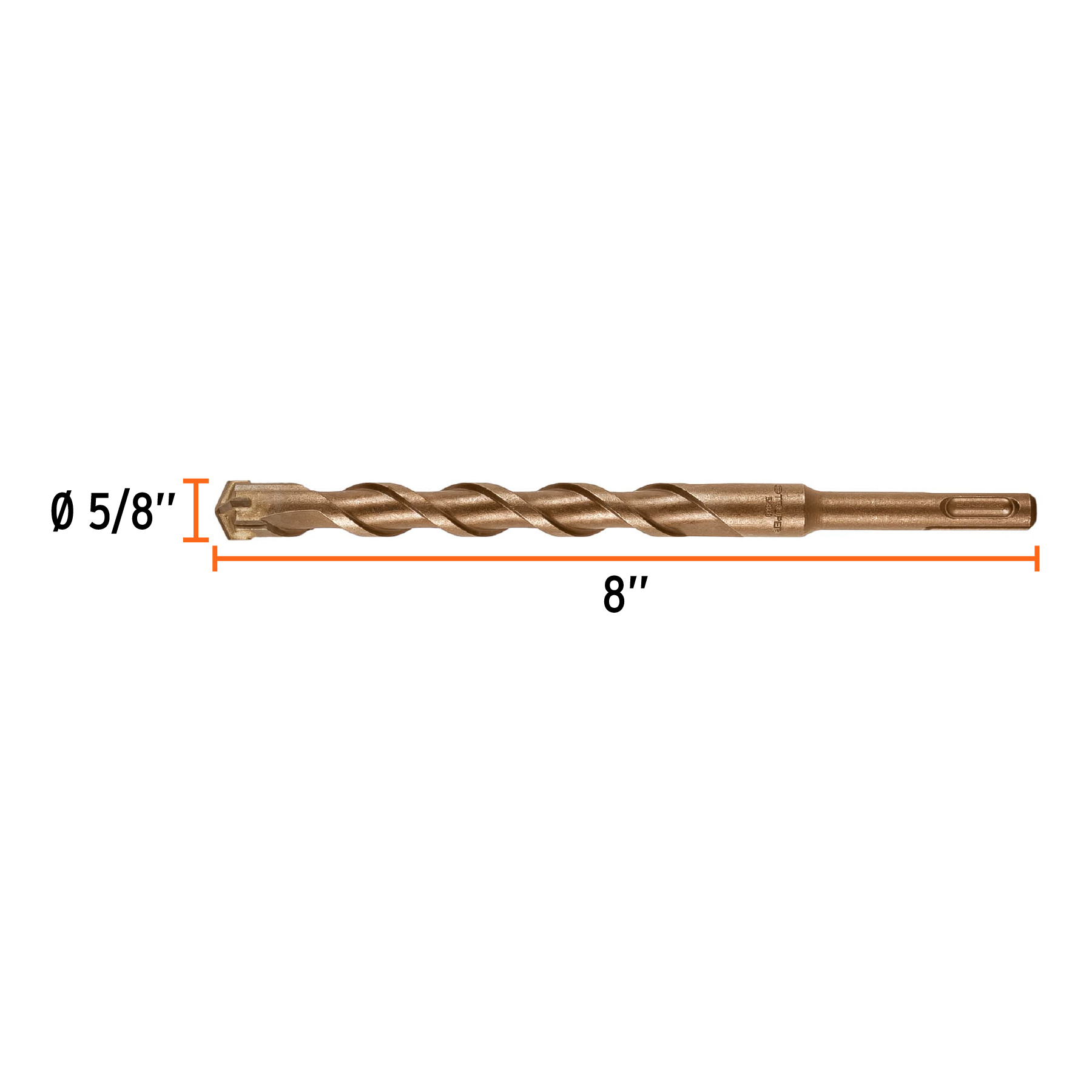 Broca SDS Plus 5/8 x 8' - BS-5/8X8 / 11284