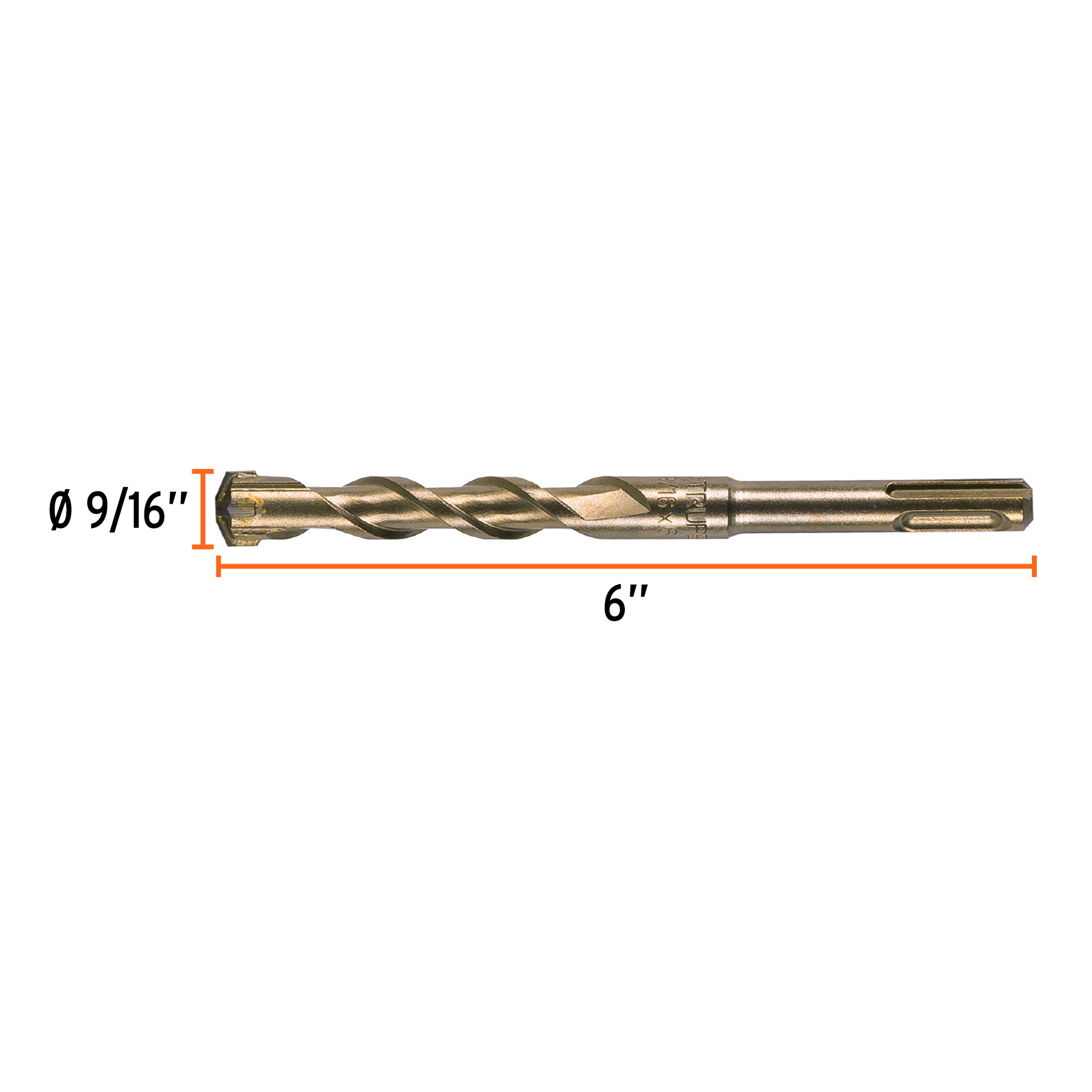 Broca SDS Plus 9/16 x 6' - BS-9/16X6 / 11273