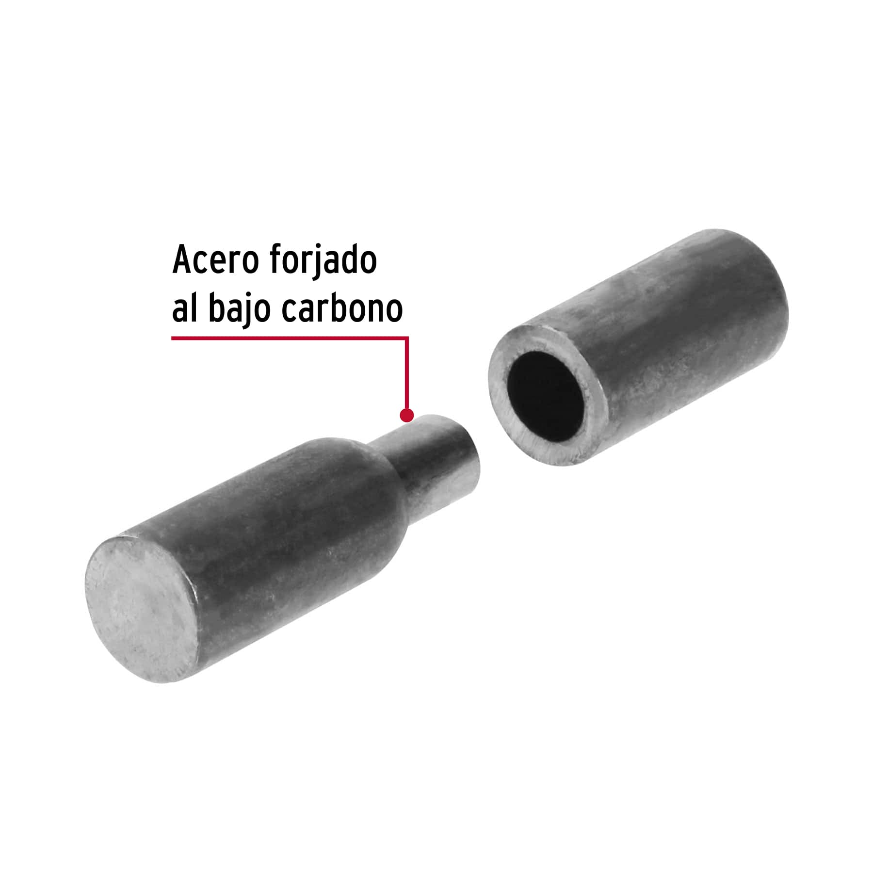 Bisagra tubular, soldable, 1/2' - BSO-1/2 / 44636