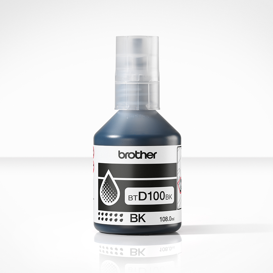 BROTHER BTD100BK INK BOTTLE BLACK