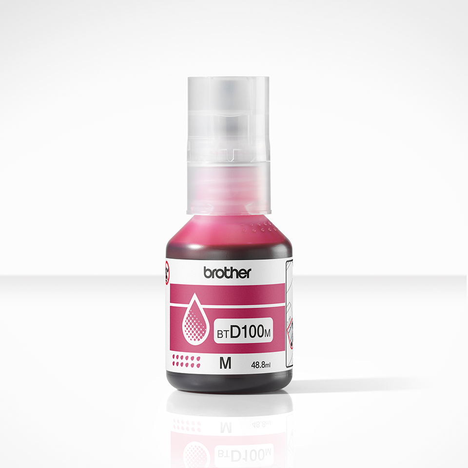 BROTHER BTD100M INK BOTTLE MAGENTA