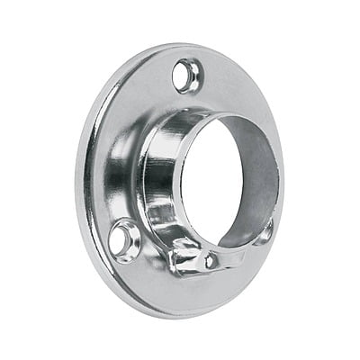 Brida cromada para tubo redondo de closet - BTR-3 / 48975