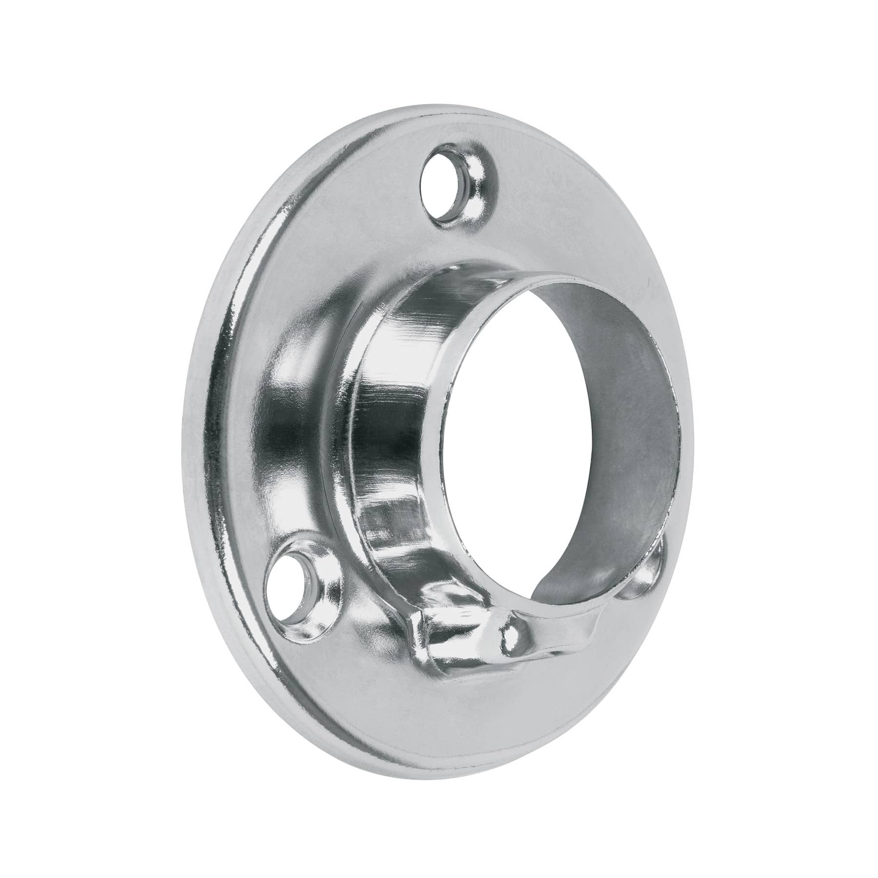 Brida cromada para tubo redondo de closet - BTR-3 / 48975