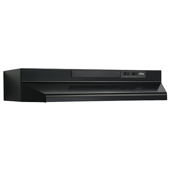 Broan F403023 30-Inch Convertible Under-Cabinet Range Hood - Black Broan F403023 30-Inch Convertible Under-Cabinet Range Hood - Black