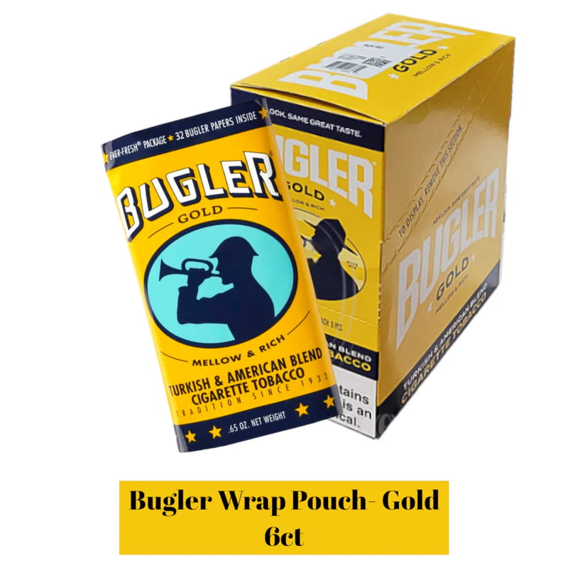 BUGLER POUCH 6CT GOLD