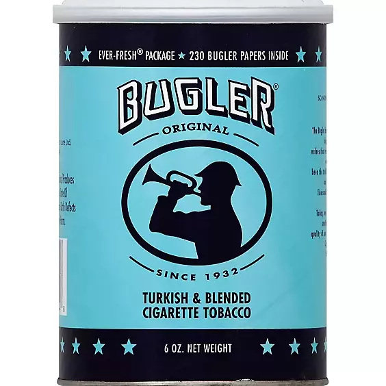 BUGLER TOBACCO CAN 6 OZ BUGLER TOBACCO CAN 6 OZ