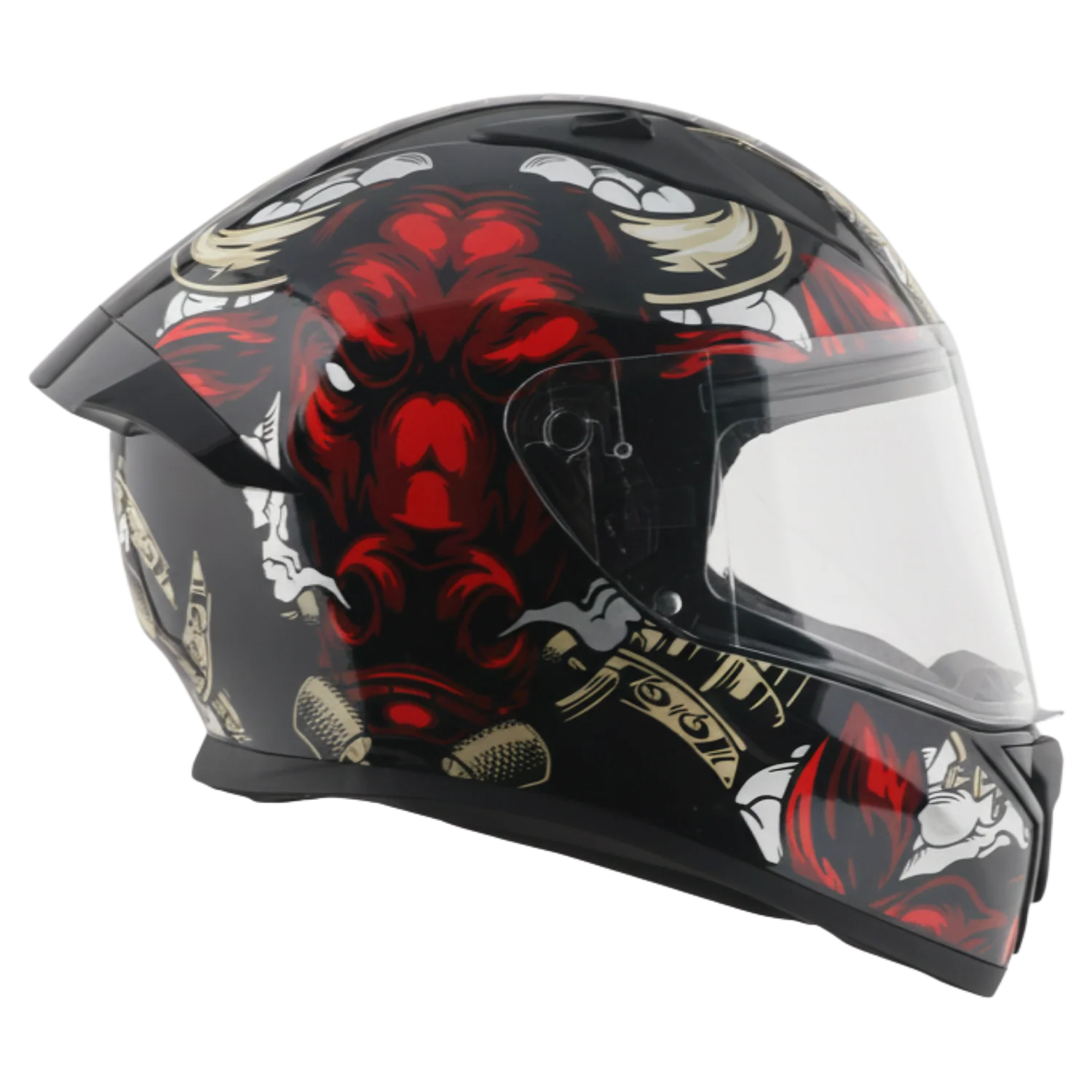 VEGA BOLT BULL BLACK RED M/V (M)
