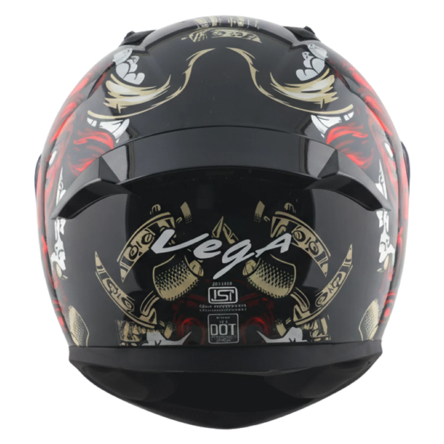 VEGA BOLT BULL BLACK RED M/V (M)