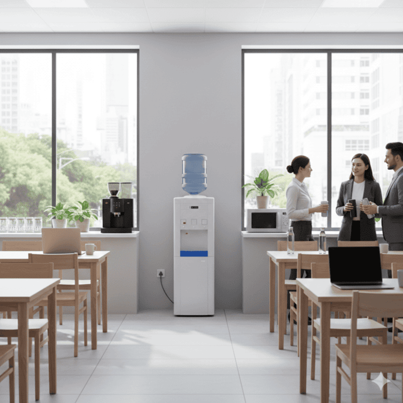 Blue Star BWD3FMCGA model showing hot and cold water taps above a convenient storage door.